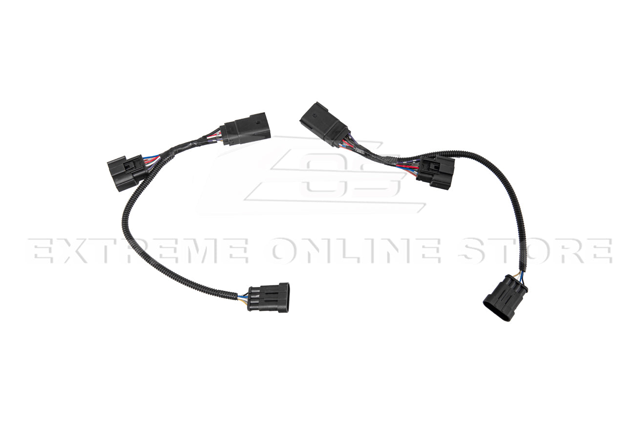 C8 Corvette Stingray Carbon Fiber LED DRL Grille Bezel Inserts