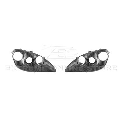 2005 - 13 Corvette C6 Replacement Dry Carbon Fiber Headlights Housing