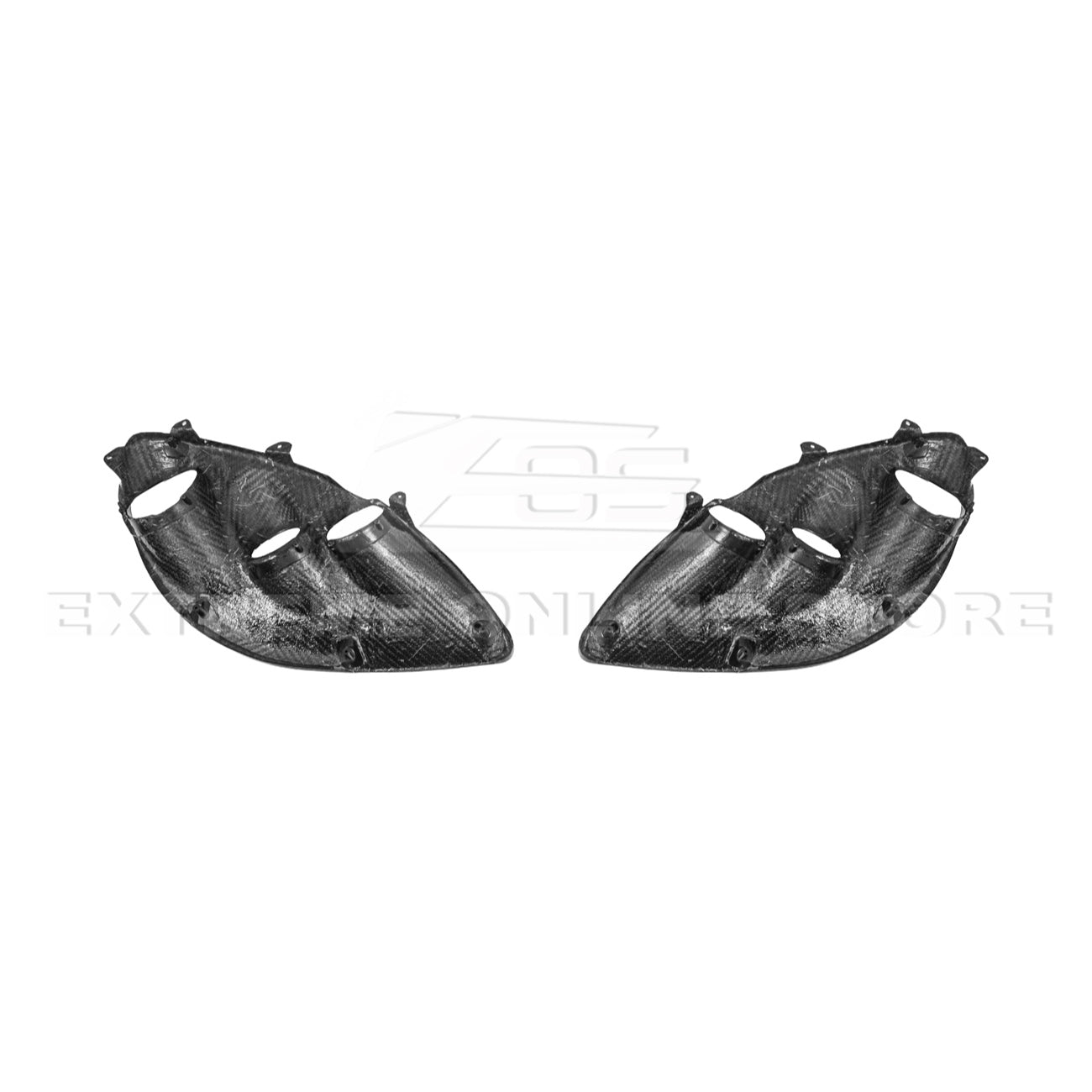 2005 - 13 Corvette C6 Replacement Dry Carbon Fiber Headlights Housing