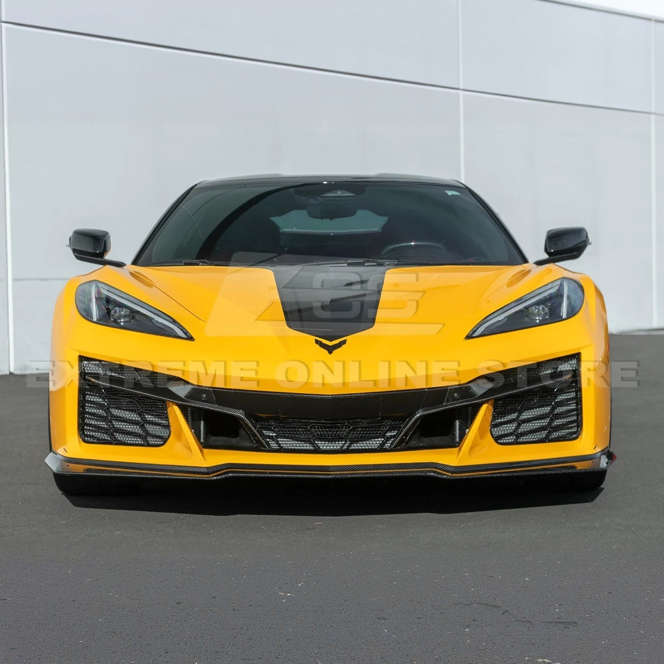 Corvette C8 Z06 Z07 Extended Carbon Fiber Front Lip Splitter