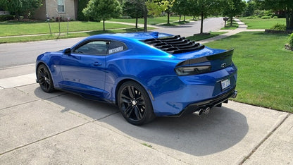 2016 - 24 Camaro Gloss Black Rear Window Louvers
