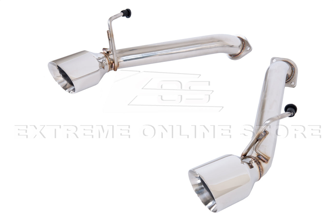 2009 - 21 Nissan 370Z Z34 Muffler Delete Axle Back 4.5" Dual Tips Exhaust