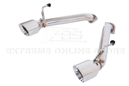 2009 - 21 Nissan 370Z Z34 Muffler Delete Axle Back 4.5" Dual Tips Exhaust