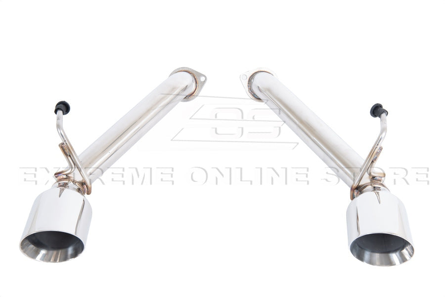 2009 - 21 Nissan 370Z Z34 Muffler Delete Axle Back 4.5" Dual Tips Exhaust