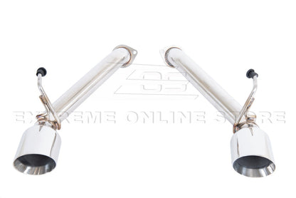 2009 - 21 Nissan 370Z Z34 Muffler Delete Axle Back 4.5" Dual Tips Exhaust