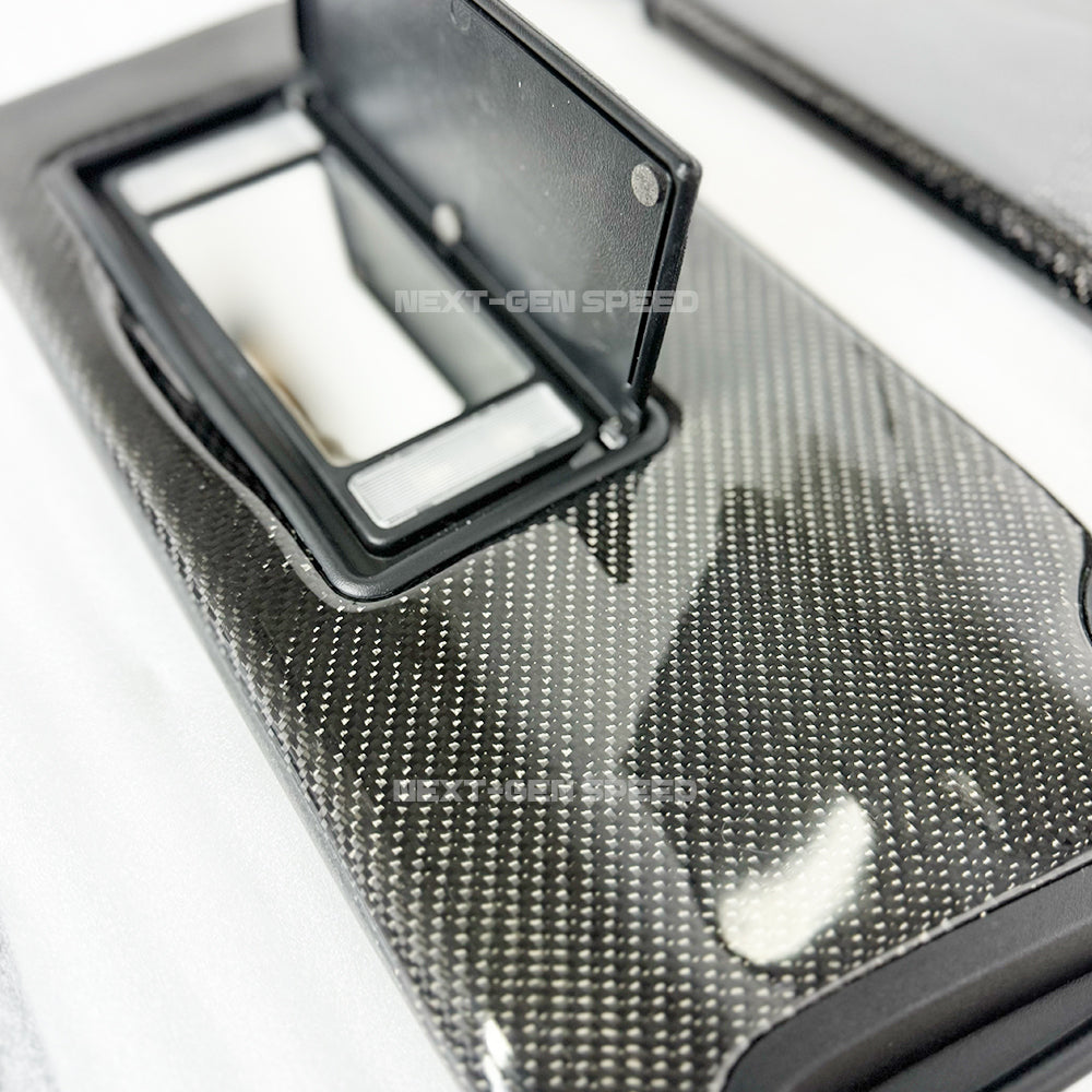 2015 - 24 Charger Carbon Fiber Sun Visors Replacements (Pair) - Illuminated