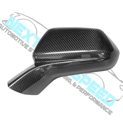 2016 - 24 Camaro Carbon Fiber Mirror Covers | Next-Gen Carbon