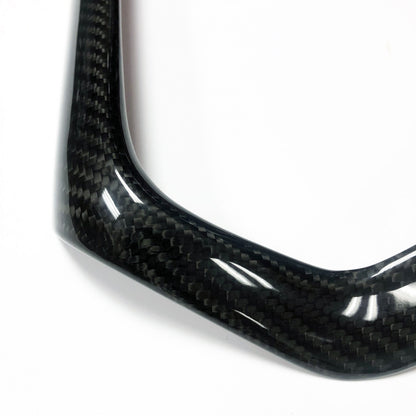 2016 - 24 Camaro Real Carbon Fiber Radio Trim Surround Cover | Next-Gen Carbon