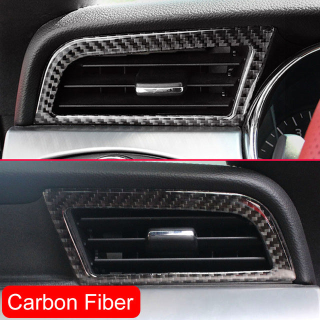 2015 - 24 Mustang Carbon Fiber Air Vent Trim Covers