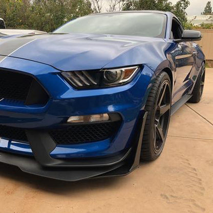 2015 - 23 Mustang GT500 Style Splitter Winglet &amp; Fender Extensions