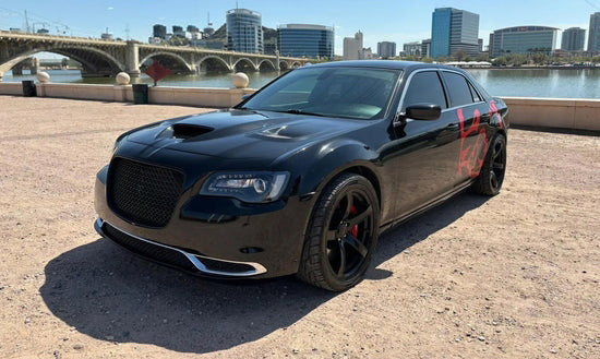 2011 - 23 Chrysler 300 SRT Hellcat Style Front Aluminum Hood