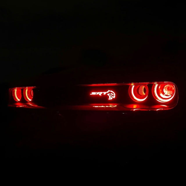 SRT Hellcat LED RGB Flow Series Logo Badge - Lighting Trendz