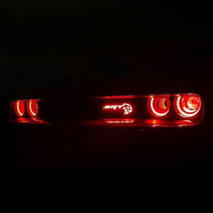 SRT Hellcat LED RGB Flow Series Logo Badge - Lighting Trendz