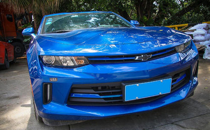 2016 - 18 Camaro LT/RS Colored Front Grille Trim Inserts ABS | Red/Blue/Chrome