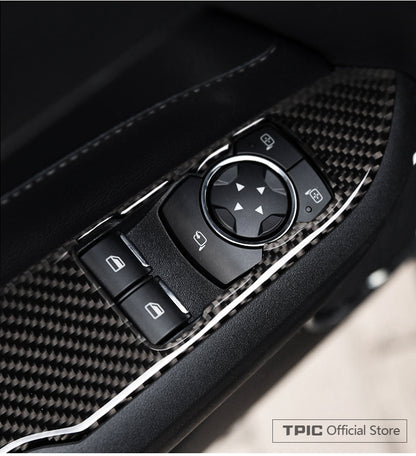 2015 - 24 Mustang Carbon Fiber Window Switch Panel Covers