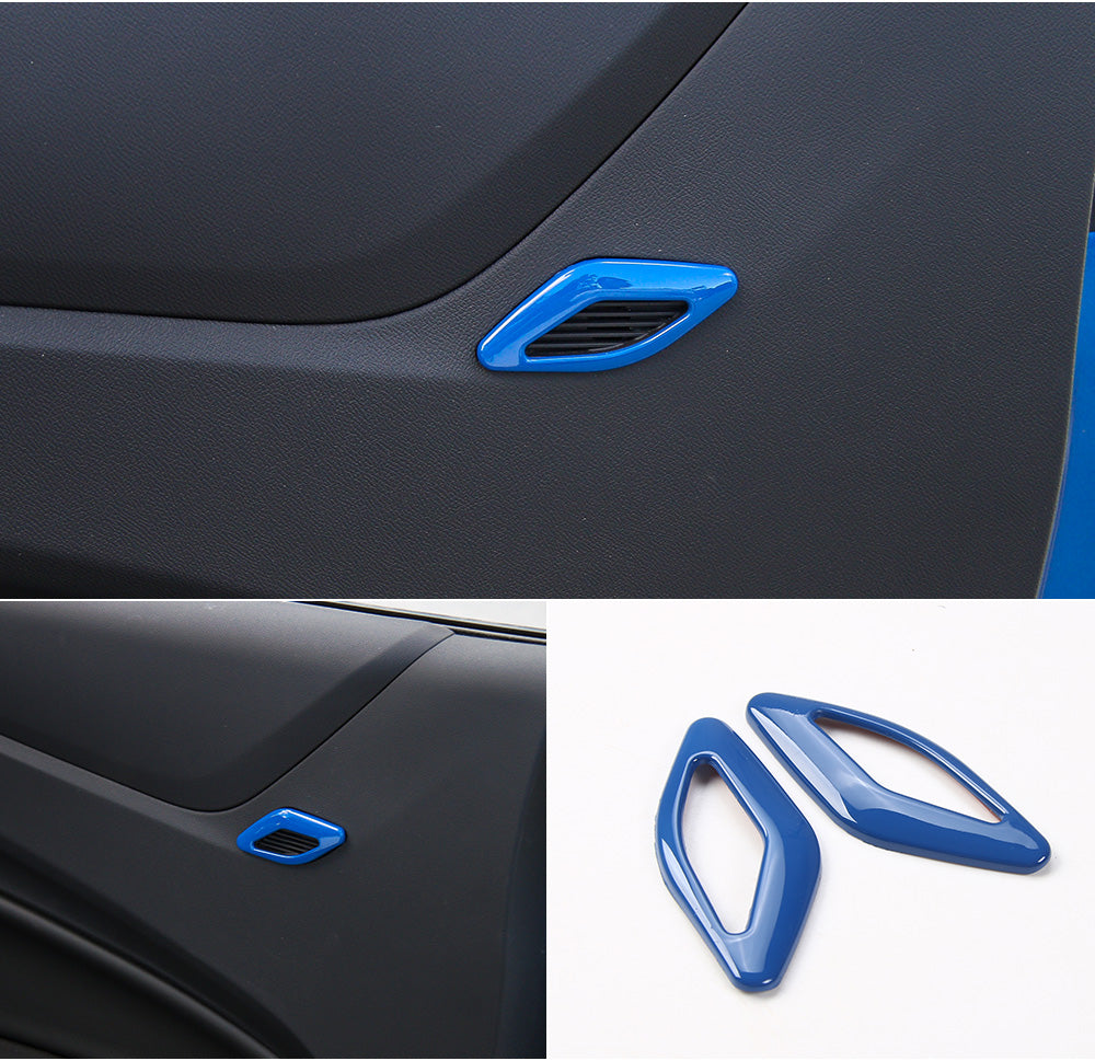 2016 - 24 Camaro Colored/Carbon Fiber Door Tweet Mic Trim