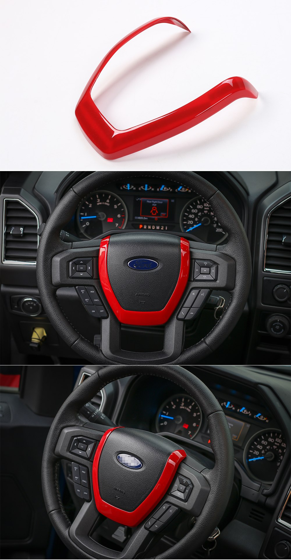 2016 - 24 Ford F-150 Steering Wheel Trim (5 Finishes)