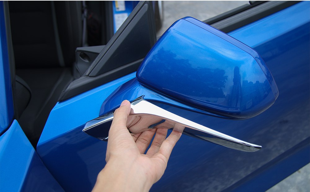 2016 - 24 Camaro Carbon Fiber/Painted Side Mirror Trim