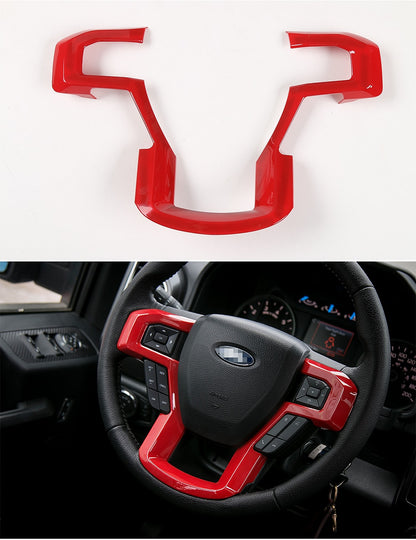 2016 - 24 Ford F-150 Steering Wheel Frame Cover (5 Finishes)