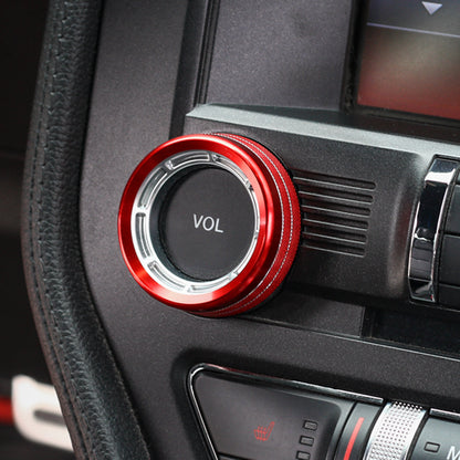2015 - 23 Mustang Colored Aluminum Interior Knobs Trim Cover Kit