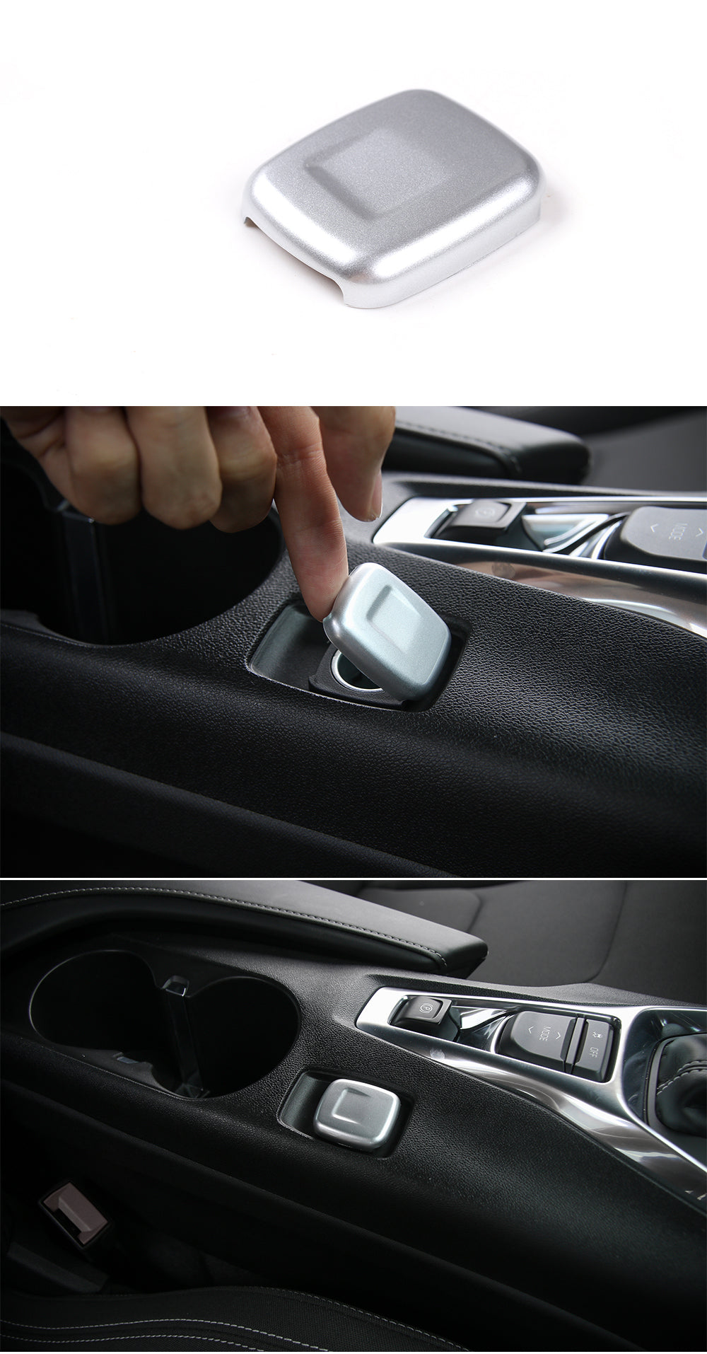 2016 - 24 Camaro Colored/Carbon Fiber Lighter/Charger Cover