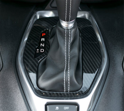 2016 - 24 Camaro Carbon Fiber Gear Shift Box Panel Insert Cover