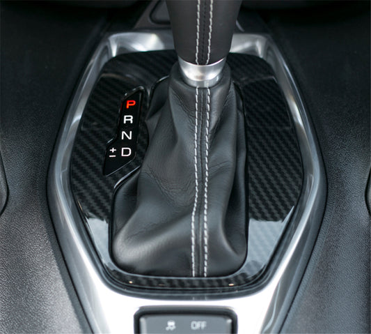 2016 - 24 Camaro Carbon Fiber Gear Shift Box Panel Insert Cover