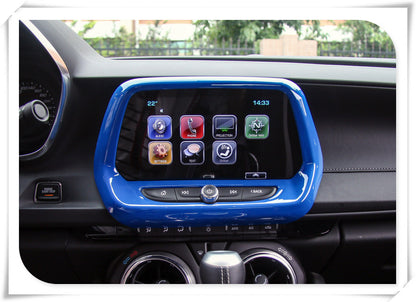 2016 - 24 Camaro Radio Screen Trim Cover | Carbon Fiber / Colored