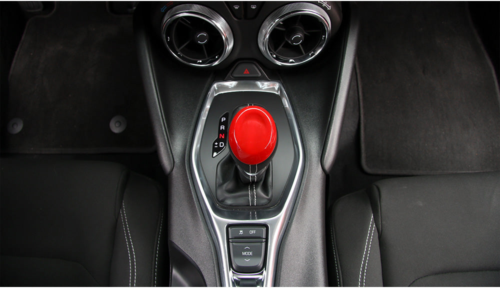 2016 - 24 Camaro Carbon Fiber/Colored Shifter Cap Cover (4 Colors)