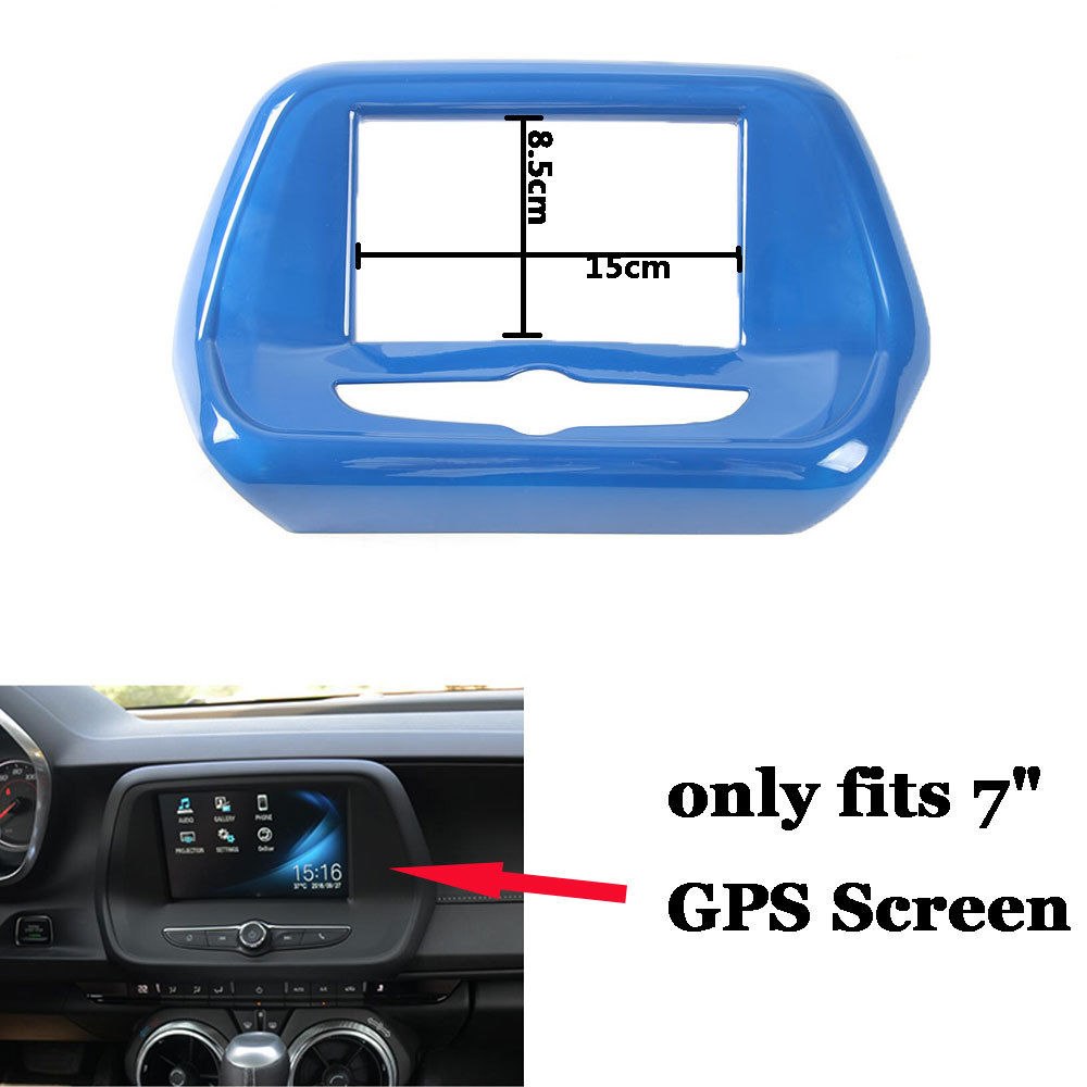 2016 - 24 Camaro Radio Screen Trim Cover | Carbon Fiber / Colored