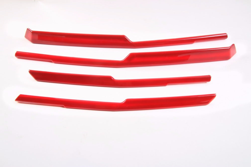 2016 - 18 Camaro LT/RS Colored Front Grille Trim Inserts ABS | Red/Blue/Chrome