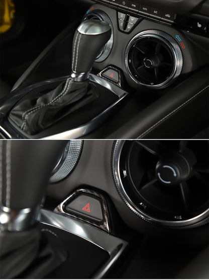 2016 - 24 Camaro ABS Colored/Carbon Fiber Emergency Button Trim Cover