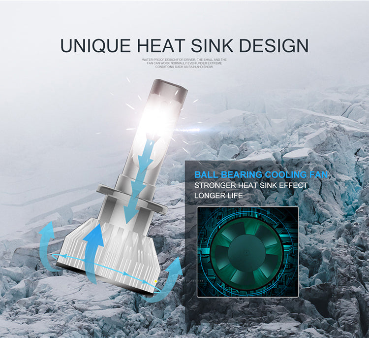 D2H/D2S LED Car Headlight Bulbs Kit