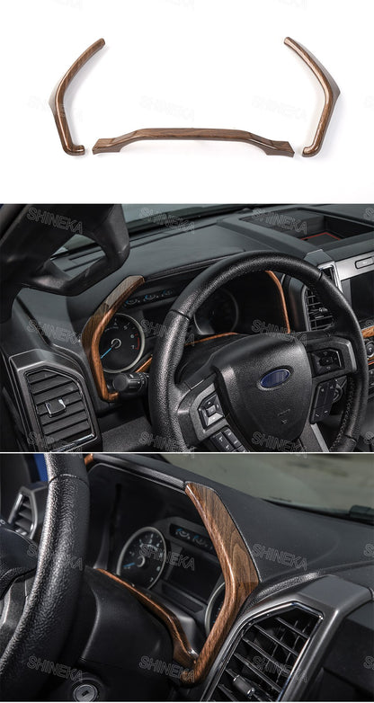 2016 - 24 Ford F-150 Dash Instrumental Panel Trim (5 Finishes)