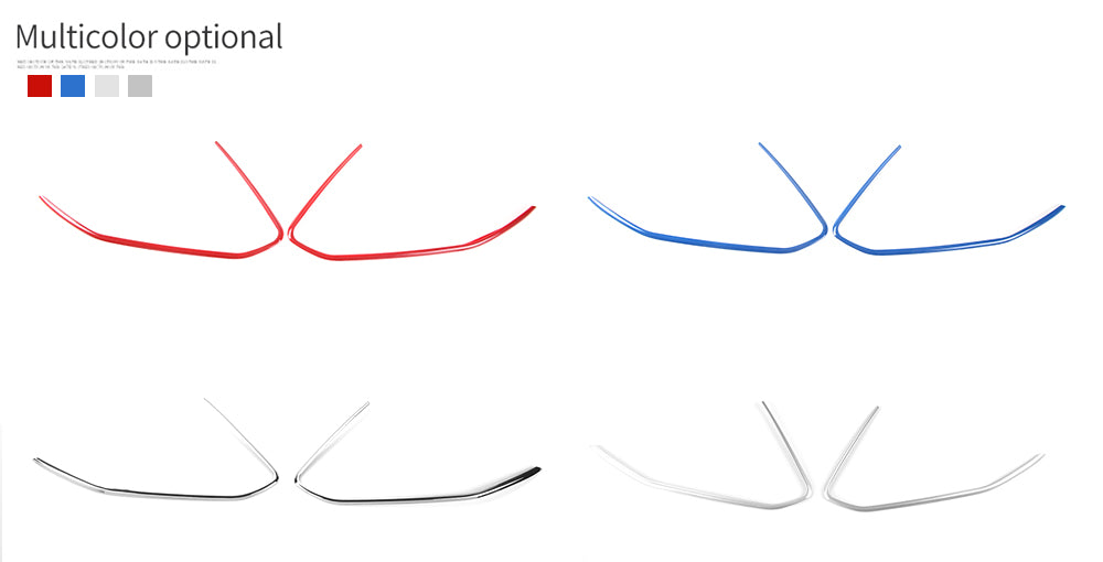 2016 - 24 Camaro Carbon Fiber/Colored Speaker Door Trim | Carbon Fiber / Red