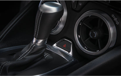 2016 - 24 Camaro ABS Colored/Carbon Fiber Emergency Button Trim Cover