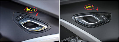 2016 - 24 Camaro Carbon Fiber Interior Door Handle Trim