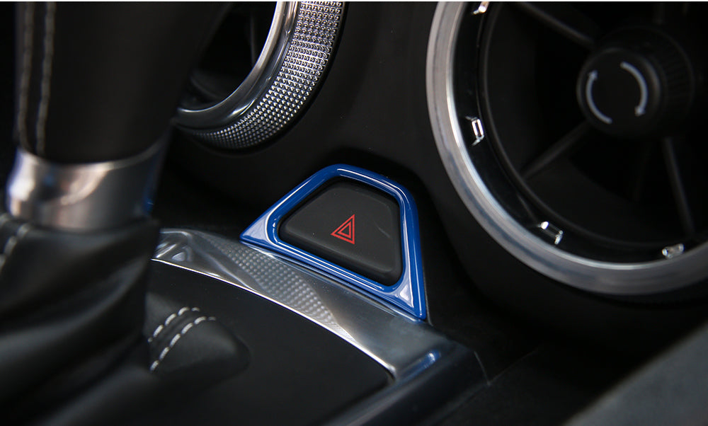 2016 - 24 Camaro ABS Colored/Carbon Fiber Emergency Button Trim Cover