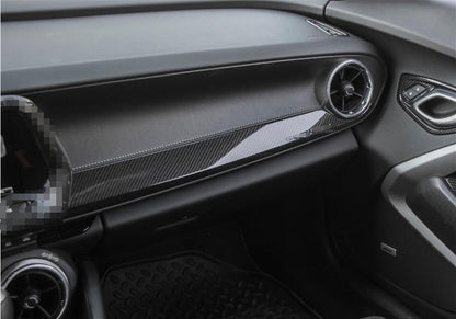 2016 - 24 Camaro Carbon Fiber Co-Pilot Dashboard Overlay Trim Cover