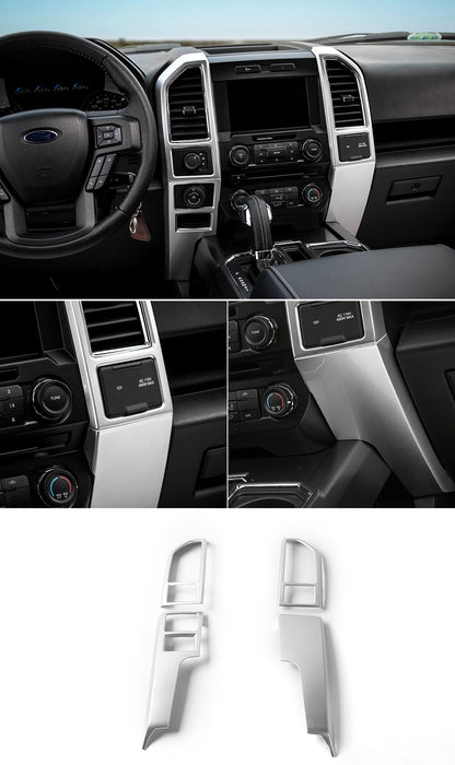 2016 - 24 Ford F-150 Center Dash Vent Trim Covers (5 Finishes)