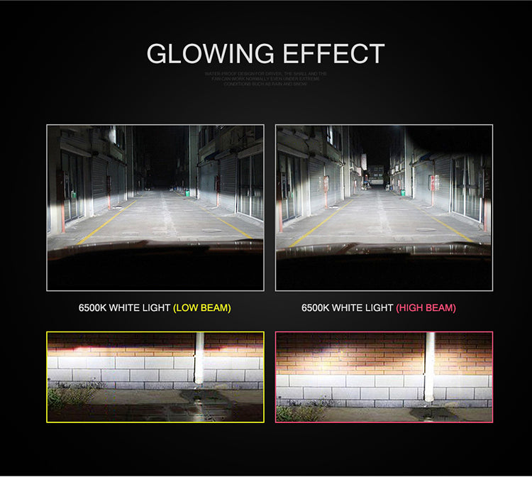 D2H/D2S LED Car Headlight Bulbs Kit