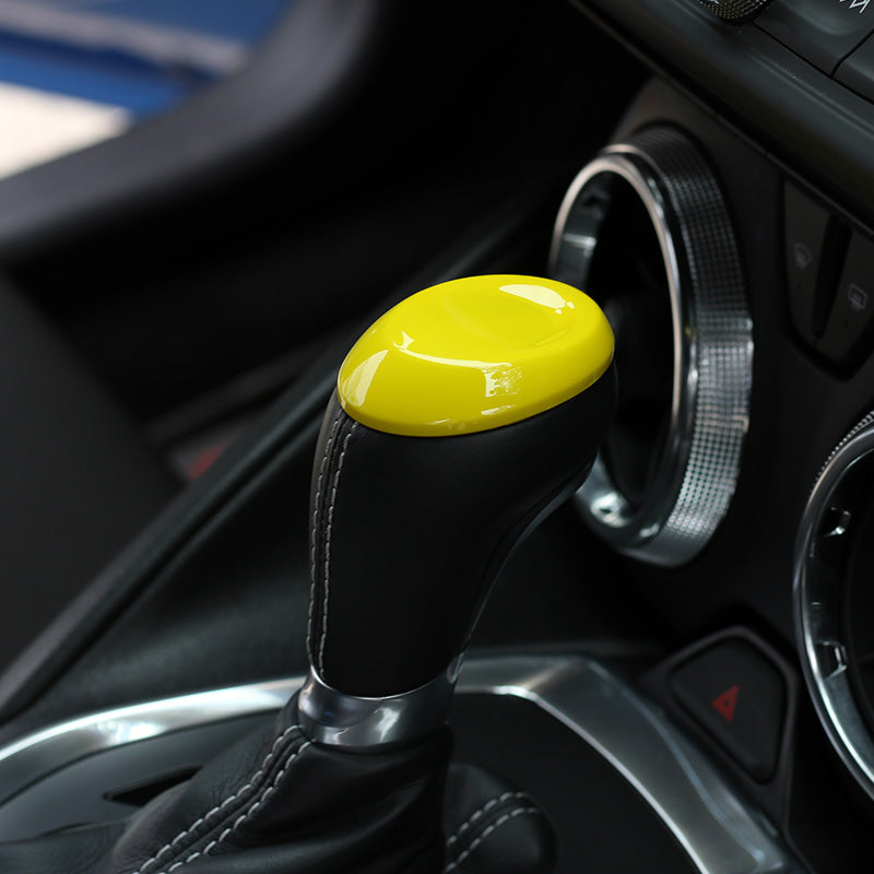 2016 - 24 Camaro Carbon Fiber/Colored Shifter Cap Cover (4 Colors)