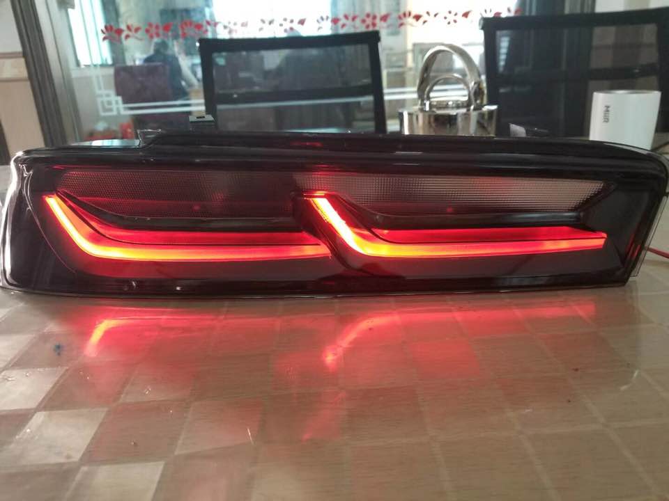 2016 - 18 Camaro Darkened Smoked OEM Style Tail Lights