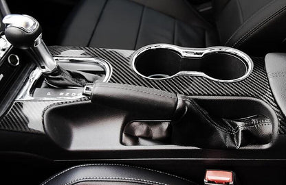 2015 - 23 Mustang Carbon Fiber Center Console Overlay Cover