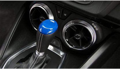 2016 - 24 Camaro Carbon Fiber/Colored Shifter Cap Cover (4 Colors)