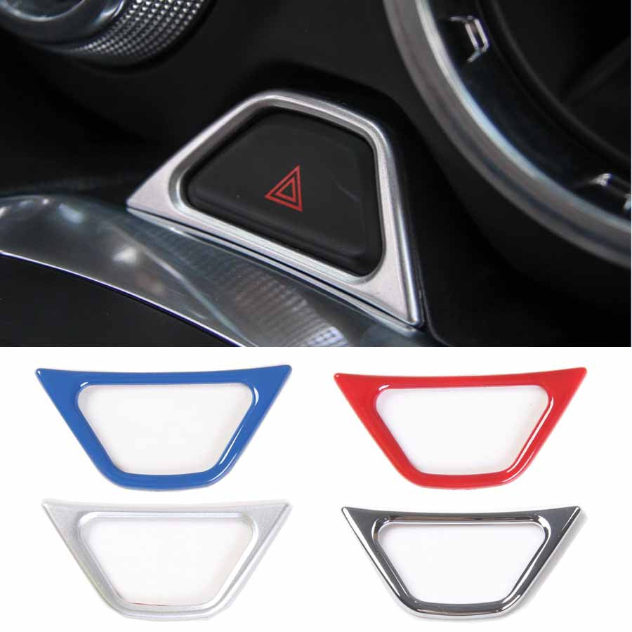 2016 - 24 Camaro ABS Colored/Carbon Fiber Emergency Button Trim Cover