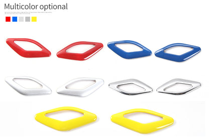 2016 - 24 Camaro Colored/Carbon Fiber Door Tweet Mic Trim