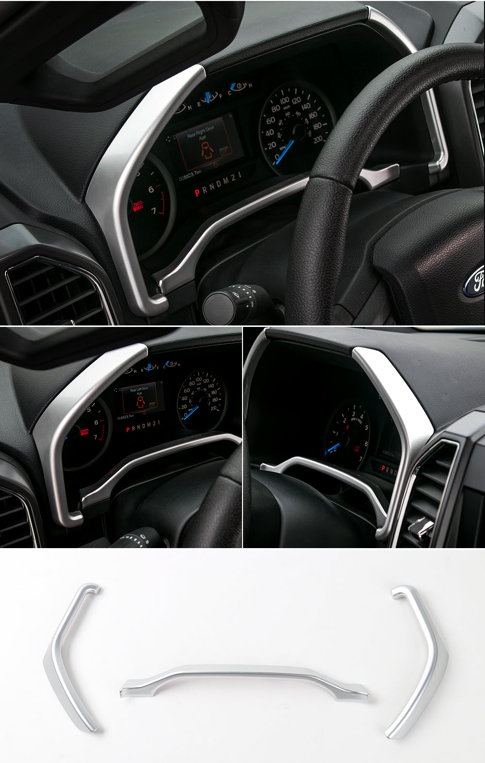 2016 - 24 Ford F-150 Dash Instrumental Panel Trim (5 Finishes)