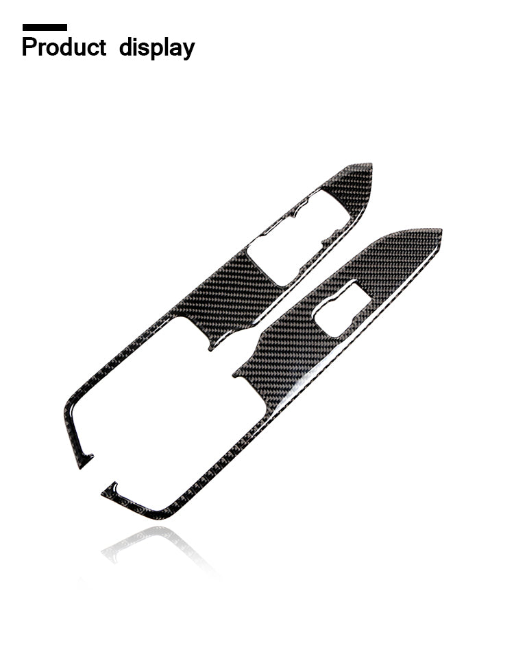 2015 - 24 Mustang Carbon Fiber Window Switch Panel Covers