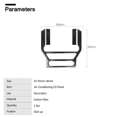 2015 - 24 Mustang Real Soft Carbon Fiber Radio Trim Cover